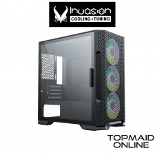 CASING INVASION ATX MICRO H-8 TG ( BLK )