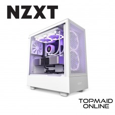 CASING NZXT ATX H5 FLOW TG WHITE