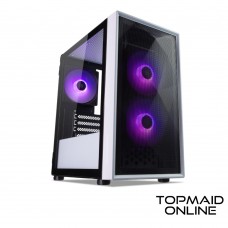 CASING TECWARE ATX MICRO FORGE M2 TG ARGB ( WHT )	