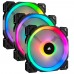 FAN CORSAIR 12CM LED LL120 RGB 1500RPM TRIPLE PACK	