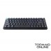 KEYBOARD TECWARE BLUETOOTH B68 RGB GATERON BROWN MECHANICAL KEYBOARD (BLACK)	