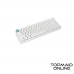 KEYBOARD TECWARE BLUETOOTH B68 MECHANICAL GATERON BROWN SWITCH RGB (WHITE)	