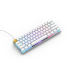 KEYBOARD GLORIOUS WIRED GMMK COMPACT MECHANICAL GATERON BROWN SWITCH RGB (WHITE)