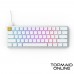 KEYBOARD GLORIOUS WIRED GMMK COMPACT MECHANICAL GATERON BROWN SWITCH RGB (WHITE)