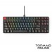KEYBOARD GLORIOUS WIRED GMMK TENKEYLESS MECHANICAL GATERON BROWN SWITCH RGB TKL (BLK)