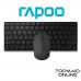 COMBO KEYBOARD MOUSE RAPOO WIRELESS BT 9000M (BLK)  