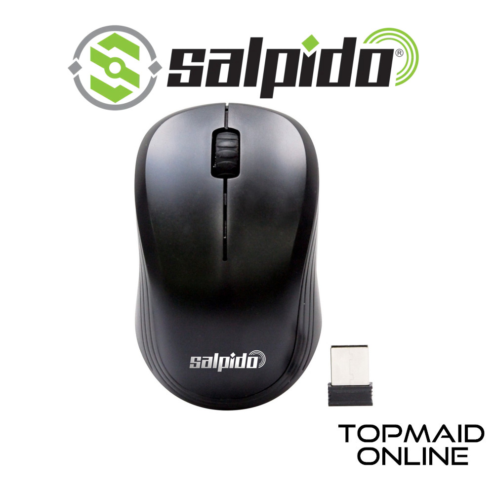 MOUSE SALPIDO WIRELESS OPTICAL SAL-WM3 (BLK) MOUSE SALPIDO WIRELESS OPTICAL SAL-WM3 (BLK)